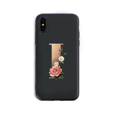 Alphabet Letter Silicone Phone Case