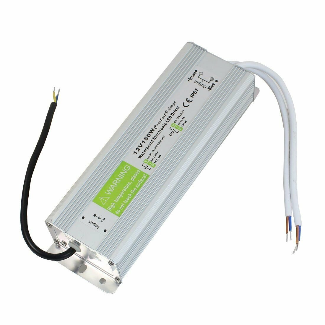 DC12V IP67 12.5A 150W Waterproof LED Driver Power Supply Transformer~3346