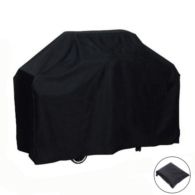 a black cover on a grill