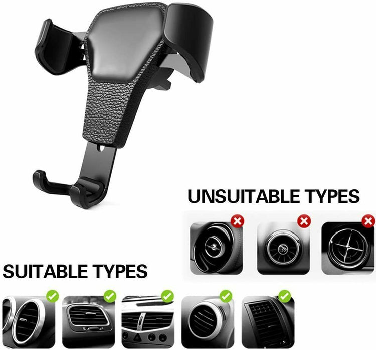 a car holder with different types of air conditioning