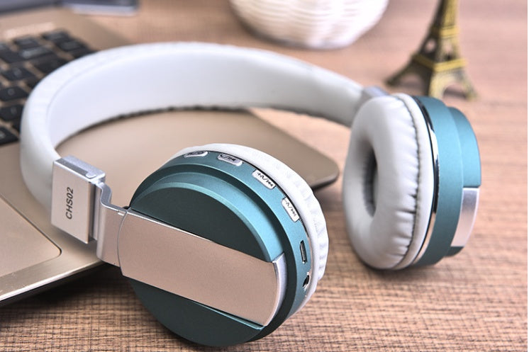 a pair of headphones on a desk