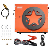 VEVOR PCP Air Compressor, 4500PSI/30Mpa Portable PCP Airgun Compressor - Built-in Water and Fan Cooling System, Auto-Stop | DC12V/AC120V Paintball Tank Compressor for Air Rifle, Scuba Diving Bottle