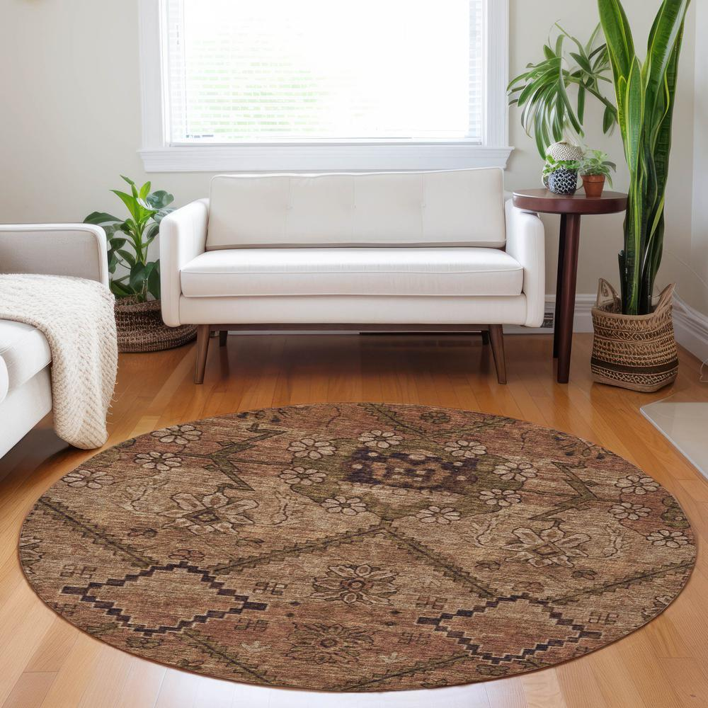 Chantille ACN842 Orange 8' x 8' Rug
