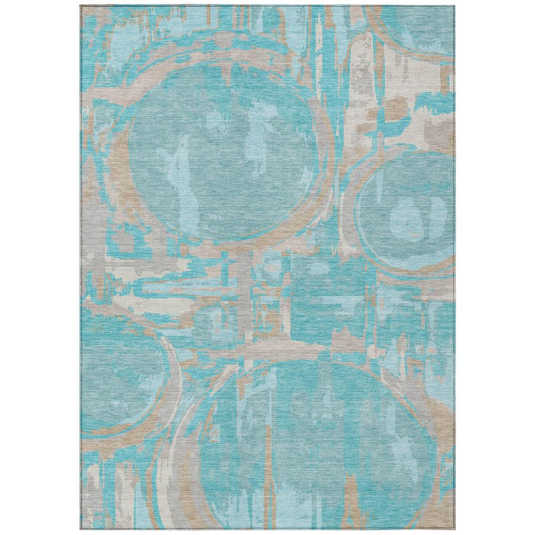 a rug with a pattern
