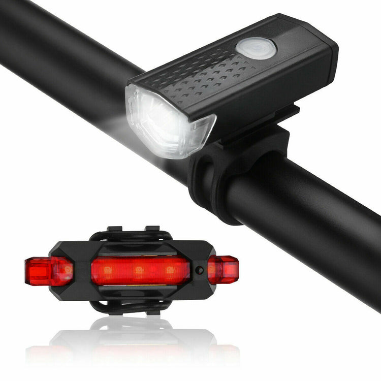a bike light on a pole