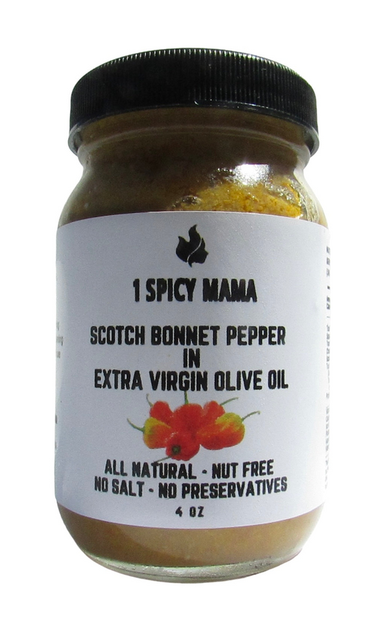 SCOTCH BONNET IN  OLIVE OIL
