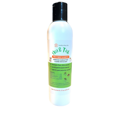 Healthy Paw Life's Flea and Tick Shampoo for Dogs and Cats - Powered by Natural Essential Oils