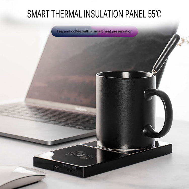 a cup on a device