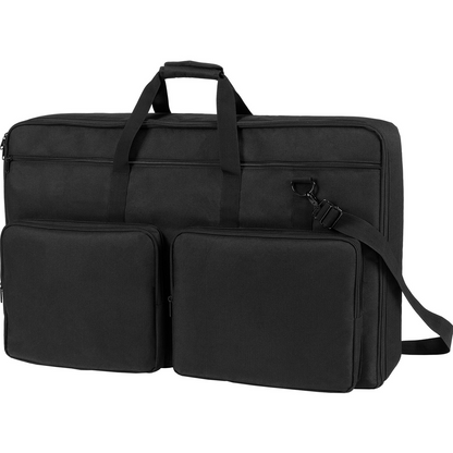 VEVOR Padded DJ Mixer Gig Bag, 1200D Oxford Fabric, DJ Gear Carry Bag with a Storage Pocket 4.92 ft Removable Shoulder Strap 0.39 in Padding, 32.6 x 8.6 x 20.4 in Storage Case Fits for DJ Controller