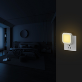 VEVOR LED Night Light, 4 Pack Plug in LED Night Light, 0.6 W 3000k Soft White Light, with Dusk-to-Dawn Light Sensor, for Bedroom, Bathroom, Hallway