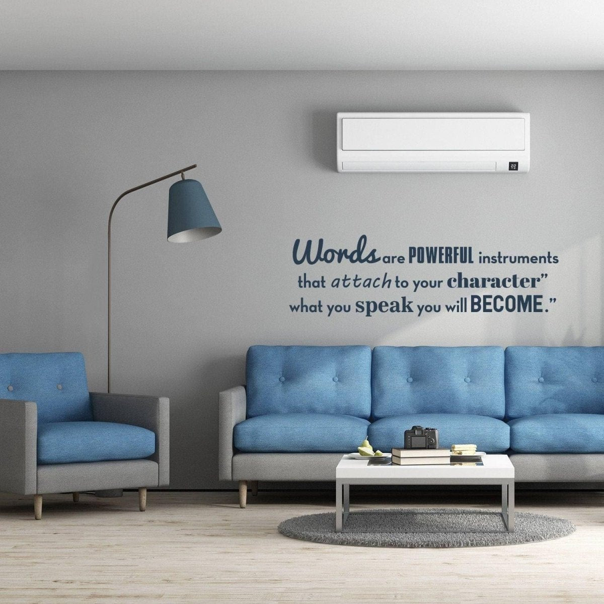 Inspirational Wall Vinyl Quote Sticker - Motivational Positive Inspiration Decal - Motivating Bedroom Classroom Saying - Words Are Powerful