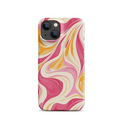 Yellow & Pink Phone Phone  case for iPhone