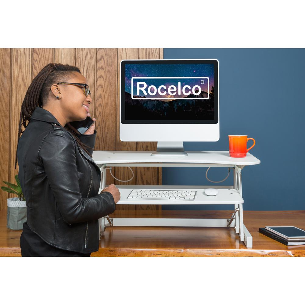 Rocelco 32" Height Adjustable Standing Desk