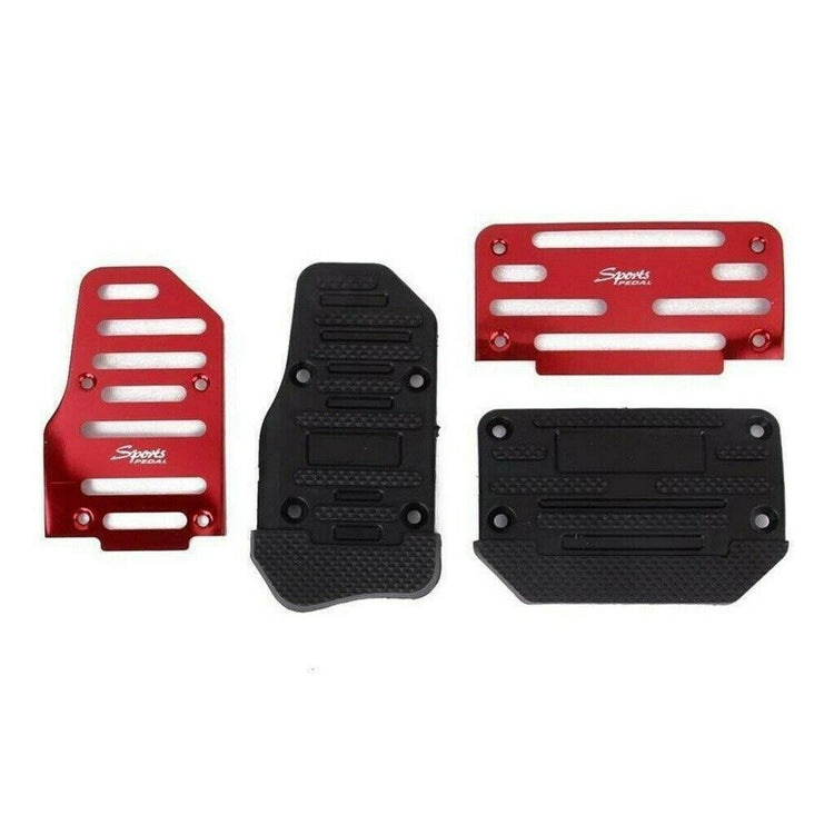 a group of metal pedals