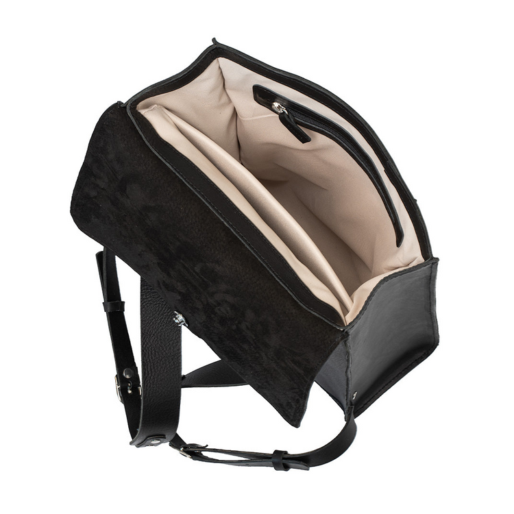 a black bag with a strap