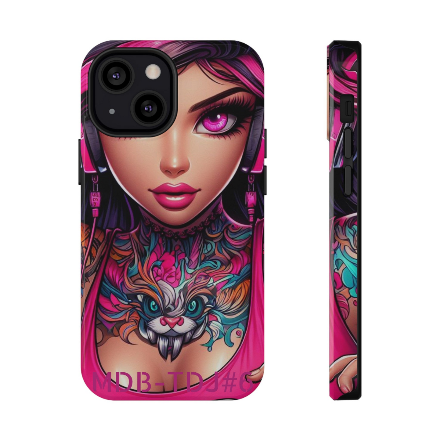 MDBTDJ#6 Impact-Resistant Phone Case 4 most phones Tattooed DJ's Limited Edition