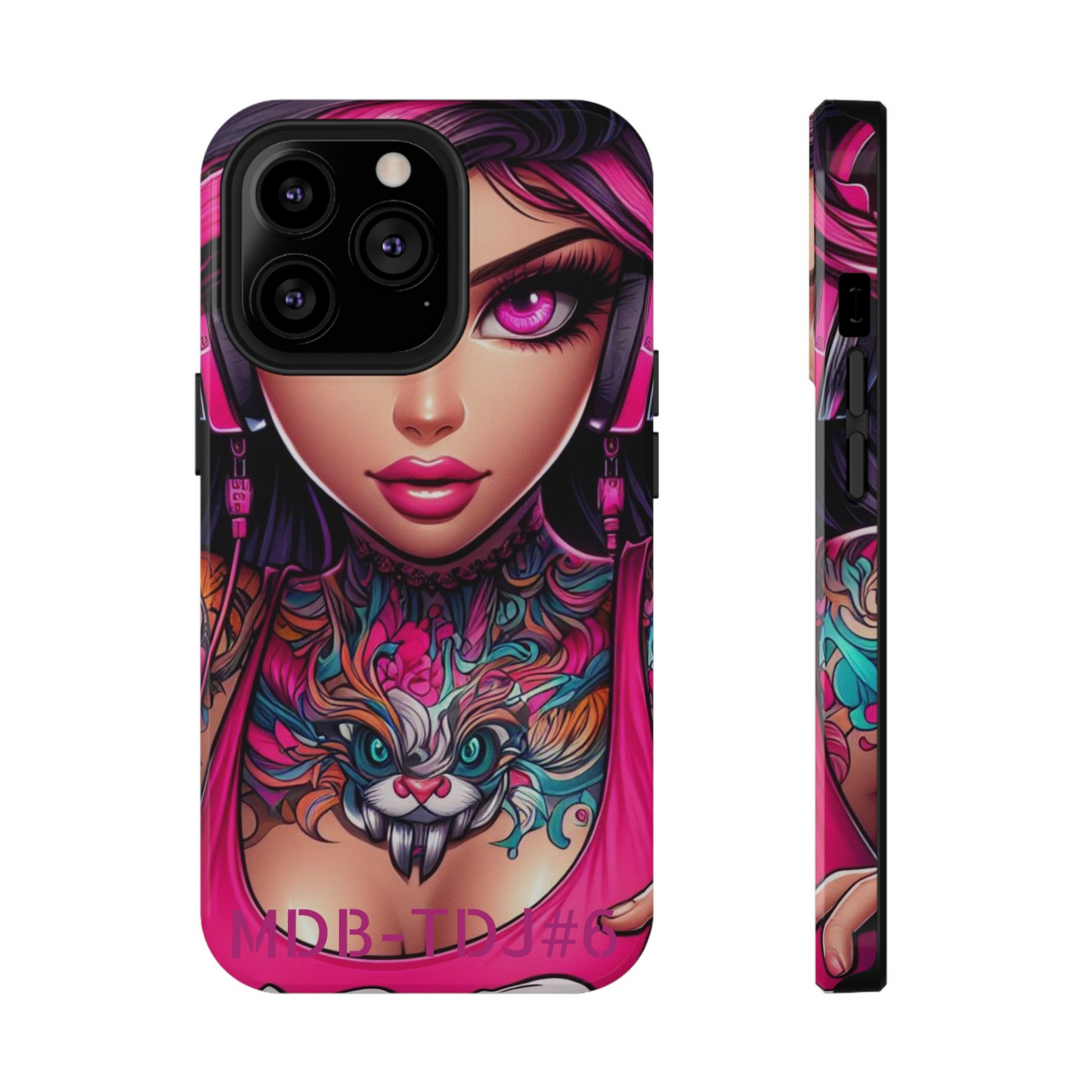 MDBTDJ#6 Impact-Resistant Phone Case 4 most phones Tattooed DJ's Limited Edition