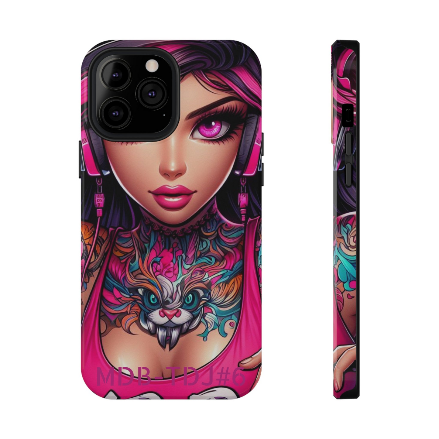 MDBTDJ#6 Impact-Resistant Phone Case 4 most phones Tattooed DJ's Limited Edition