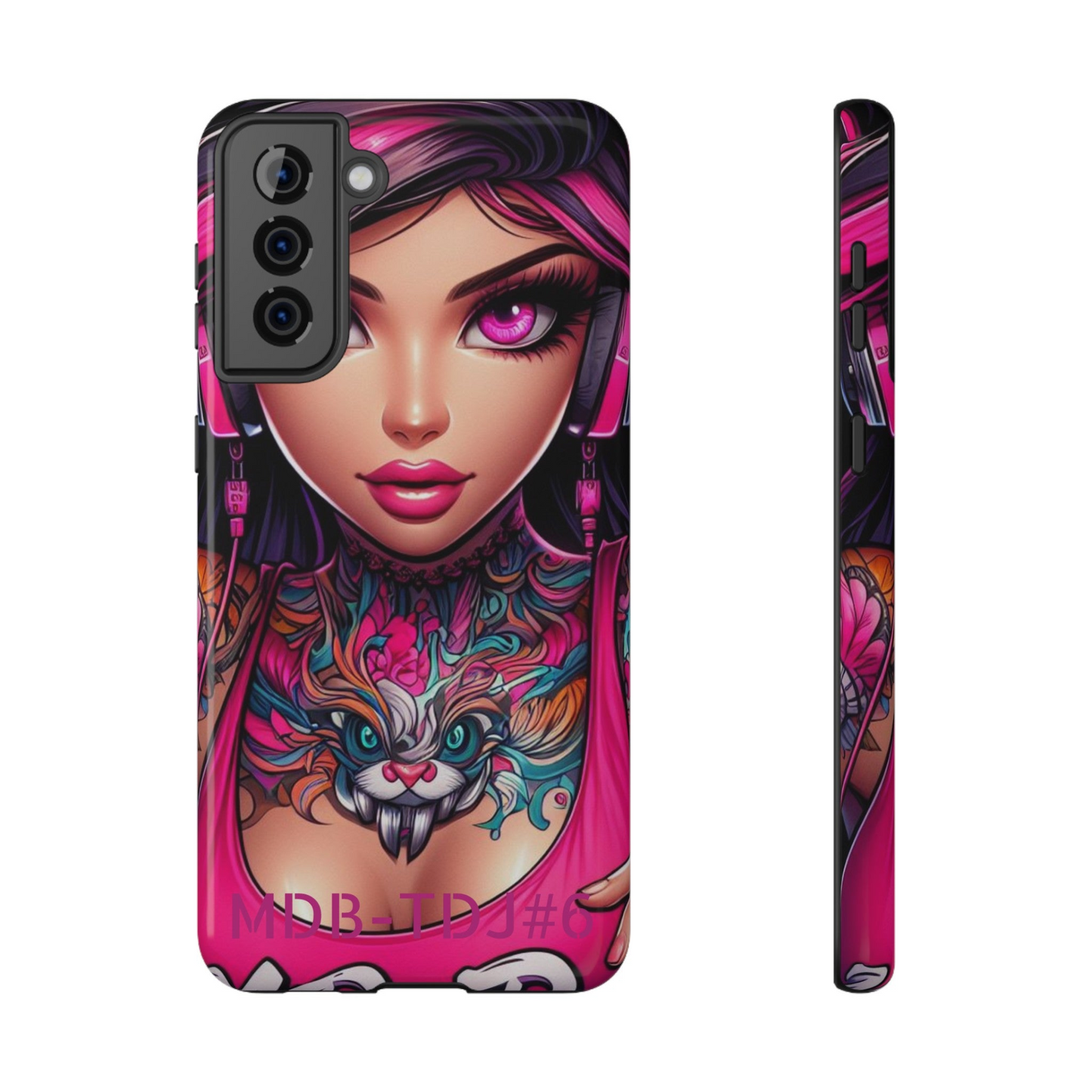 MDBTDJ#6 Impact-Resistant Phone Case 4 most phones Tattooed DJ's Limited Edition