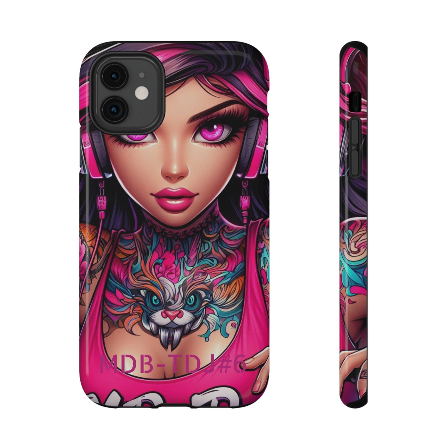 MDBTDJ#6 Impact-Resistant Phone Case 4 most phones Tattooed DJ's Limited Edition