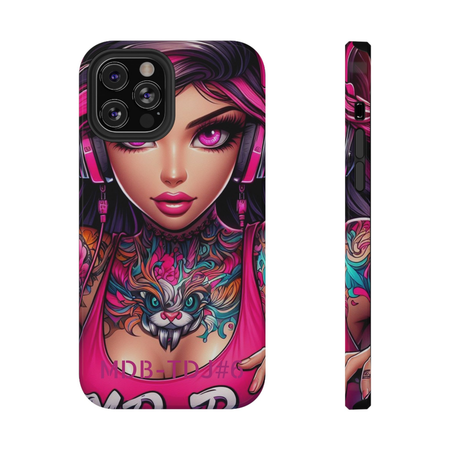 MDBTDJ#6 Impact-Resistant Phone Case 4 most phones Tattooed DJ's Limited Edition