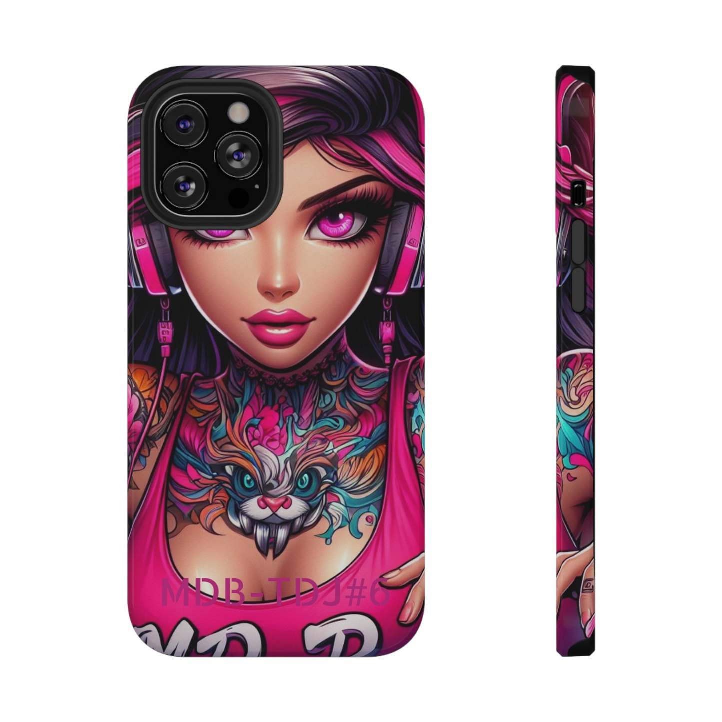 MDBTDJ#6 Impact-Resistant Phone Case 4 most phones Tattooed DJ's Limited Edition