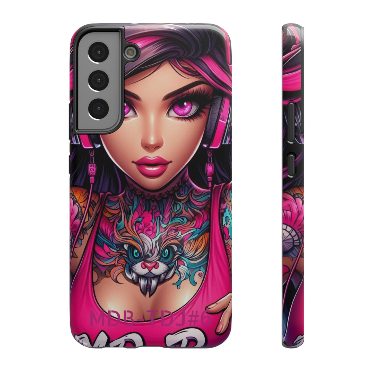 MDBTDJ#6 Impact-Resistant Phone Case 4 most phones Tattooed DJ's Limited Edition