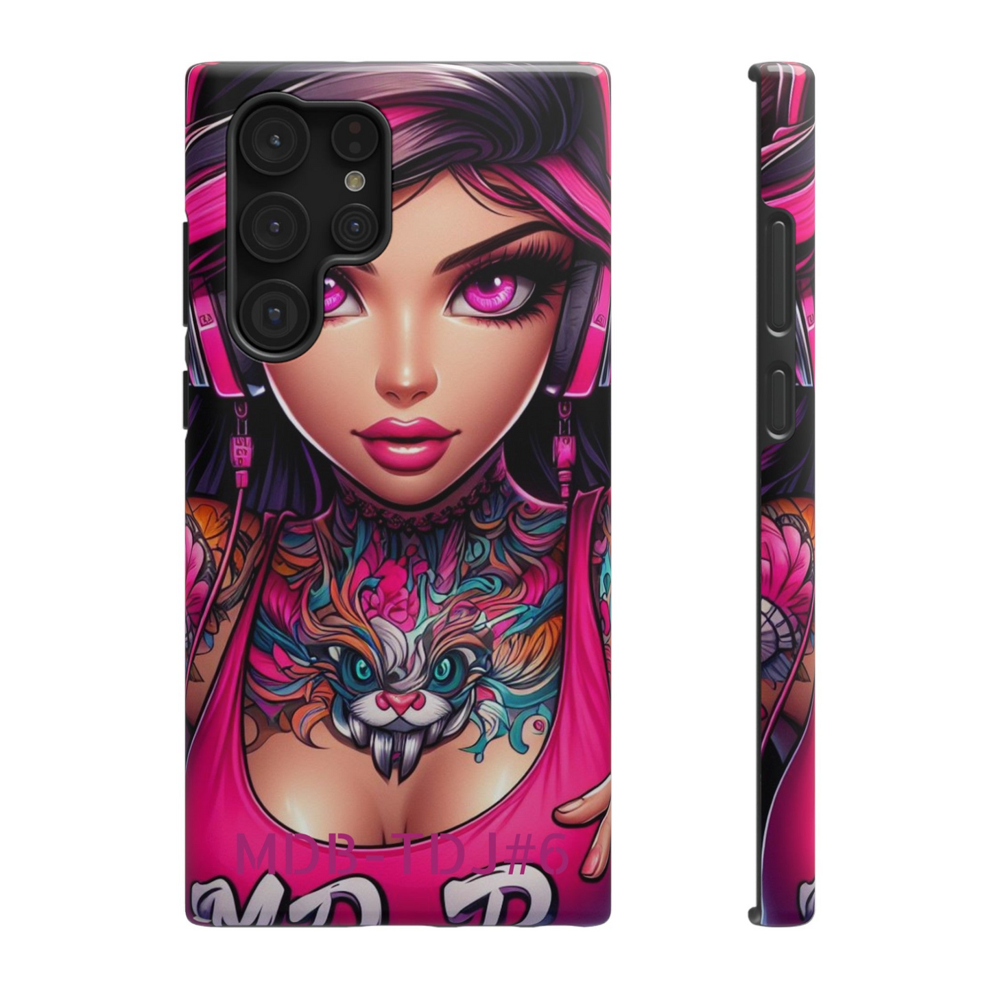 MDBTDJ#6 Impact-Resistant Phone Case 4 most phones Tattooed DJ's Limited Edition