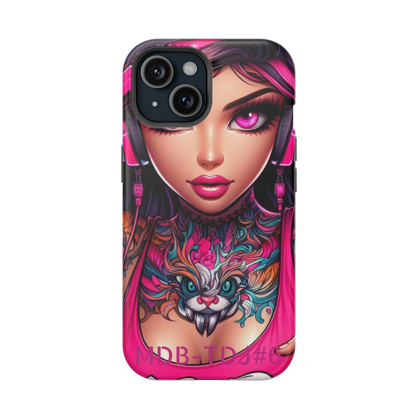MDBTDJ#6 Impact-Resistant Phone Case 4 most phones Tattooed DJ's Limited Edition