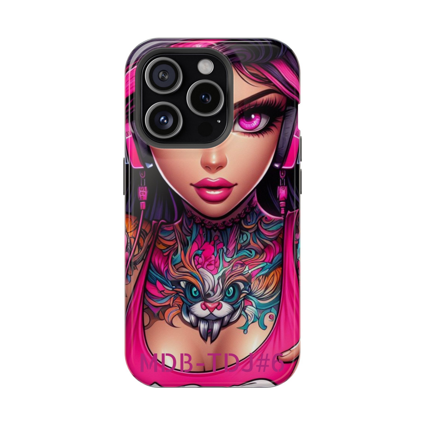 MDBTDJ#6 Impact-Resistant Phone Case 4 most phones Tattooed DJ's Limited Edition