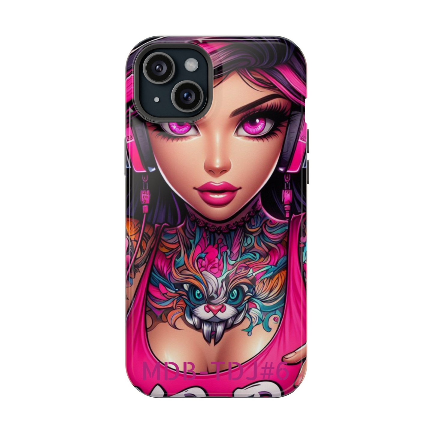 MDBTDJ#6 Impact-Resistant Phone Case 4 most phones Tattooed DJ's Limited Edition