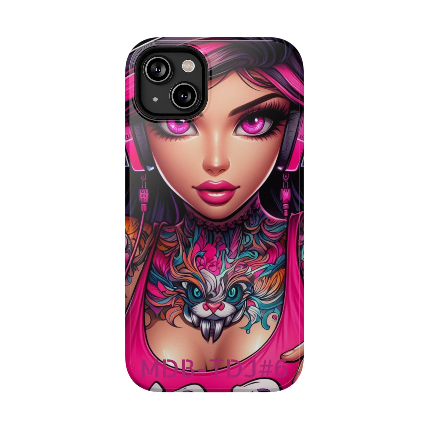 MDBTDJ#6 Impact-Resistant Phone Case 4 most phones Tattooed DJ's Limited Edition