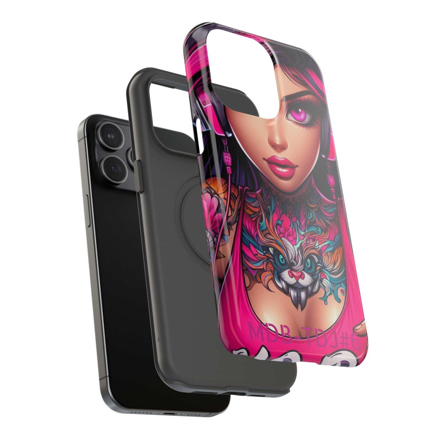 MDBTDJ#6 Impact-Resistant Phone Case 4 most phones Tattooed DJ's Limited Edition