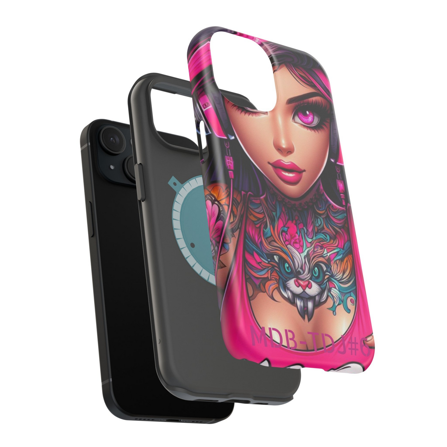MDBTDJ#6 Impact-Resistant Phone Case 4 most phones Tattooed DJ's Limited Edition