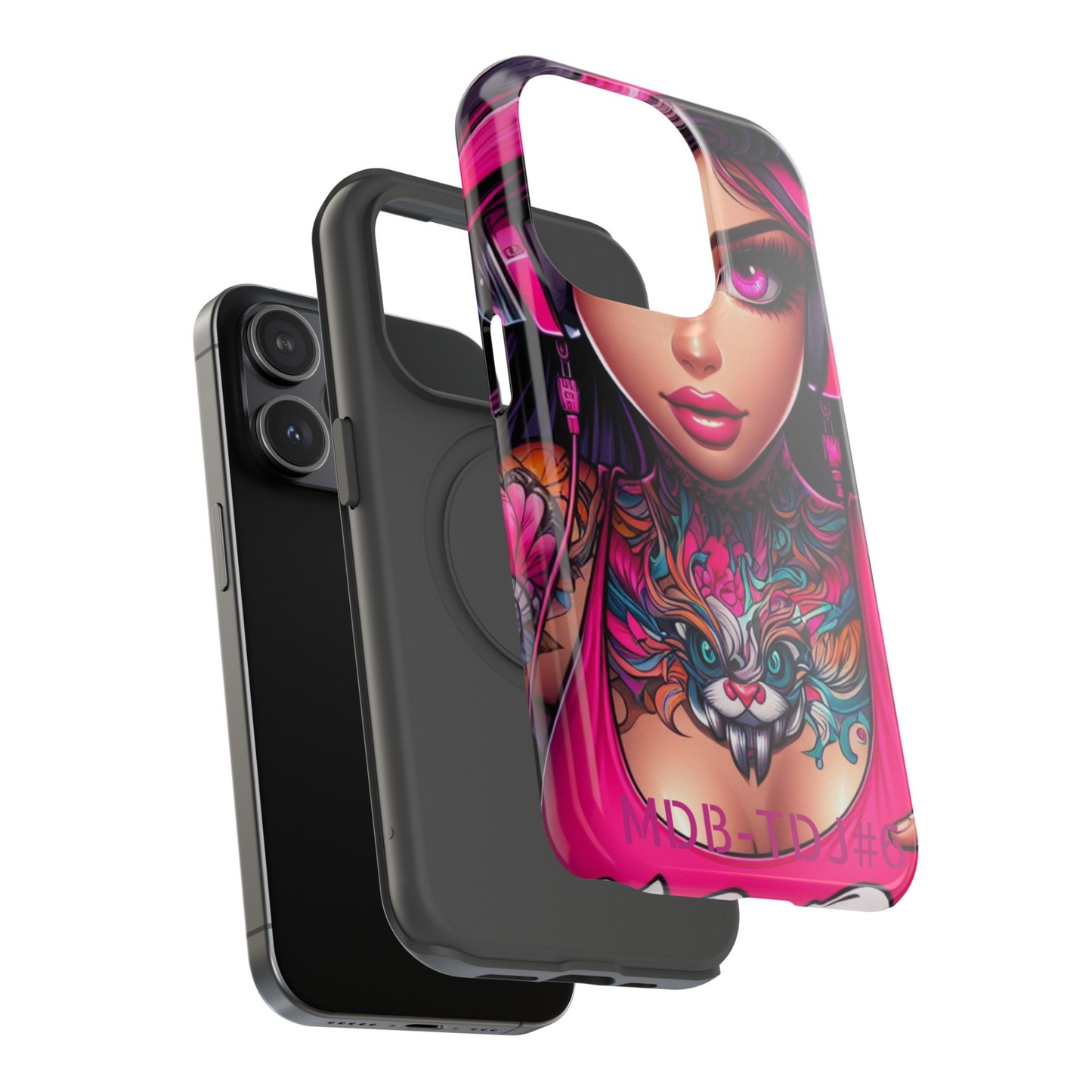 MDBTDJ#6 Impact-Resistant Phone Case 4 most phones Tattooed DJ's Limited Edition