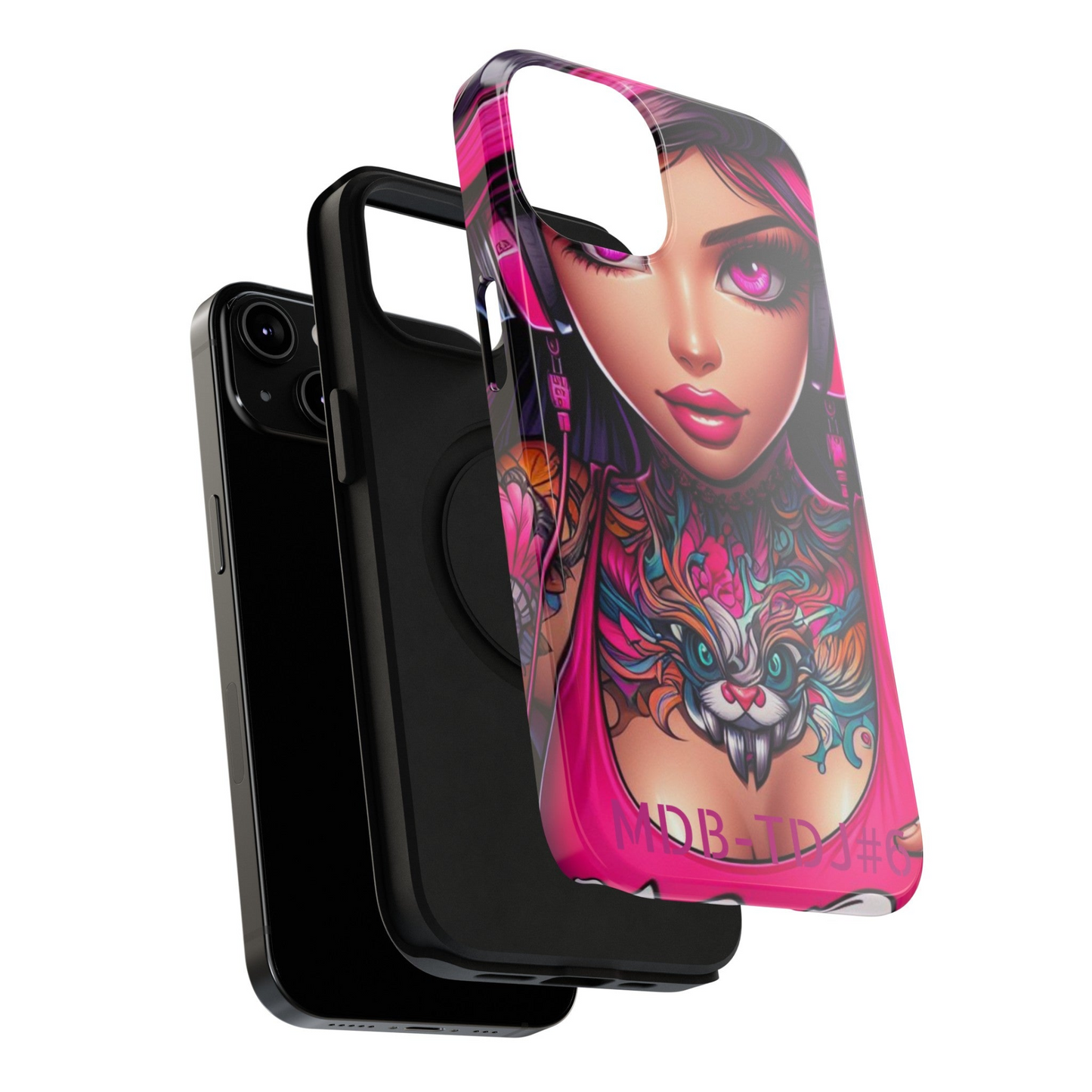 MDBTDJ#6 Impact-Resistant Phone Case 4 most phones Tattooed DJ's Limited Edition