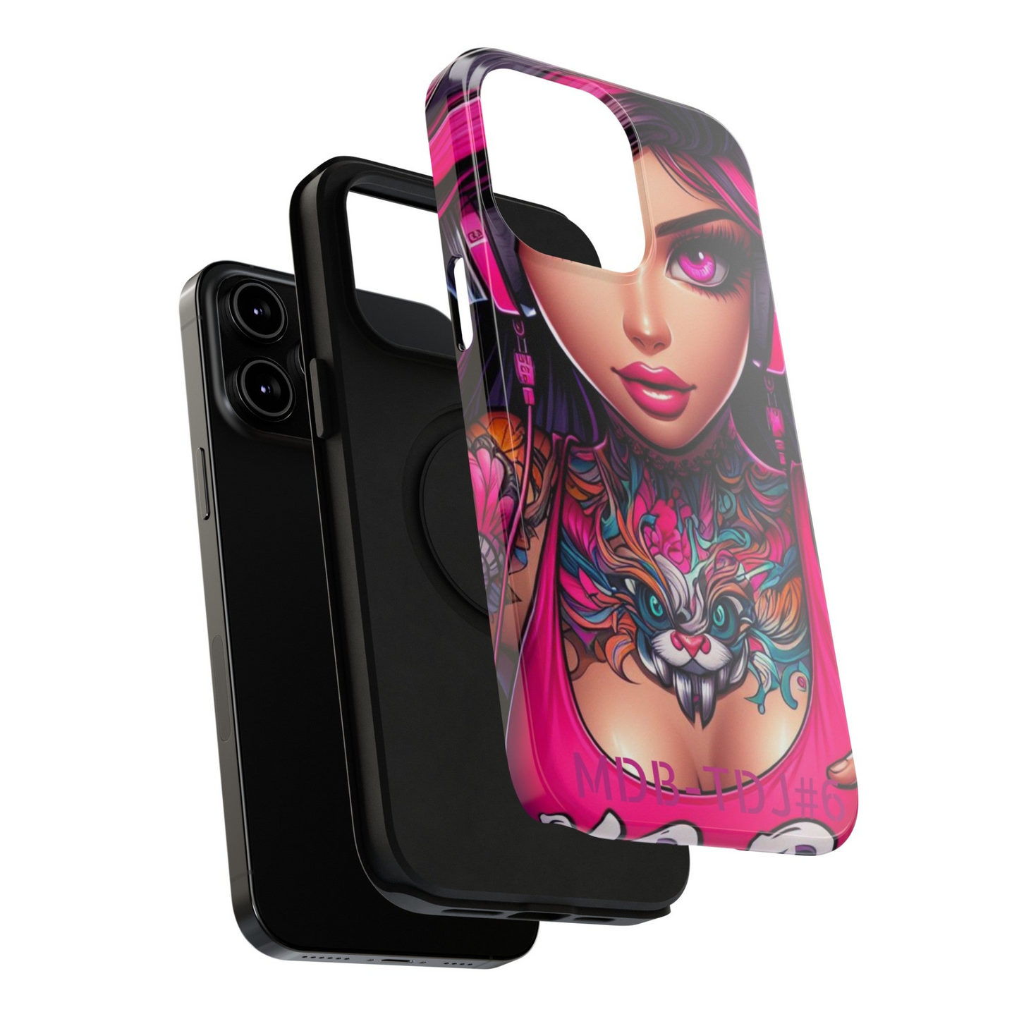 MDBTDJ#6 Impact-Resistant Phone Case 4 most phones Tattooed DJ's Limited Edition