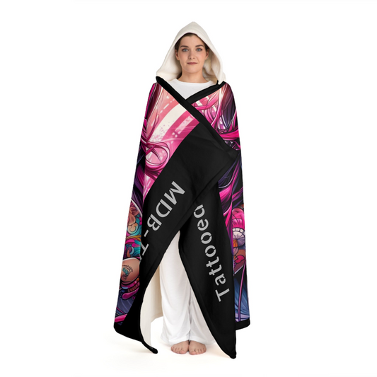 MDBTDJ#6 Hooded Sherpa Fleece Blanket Tattooed DJ's Limited Edition