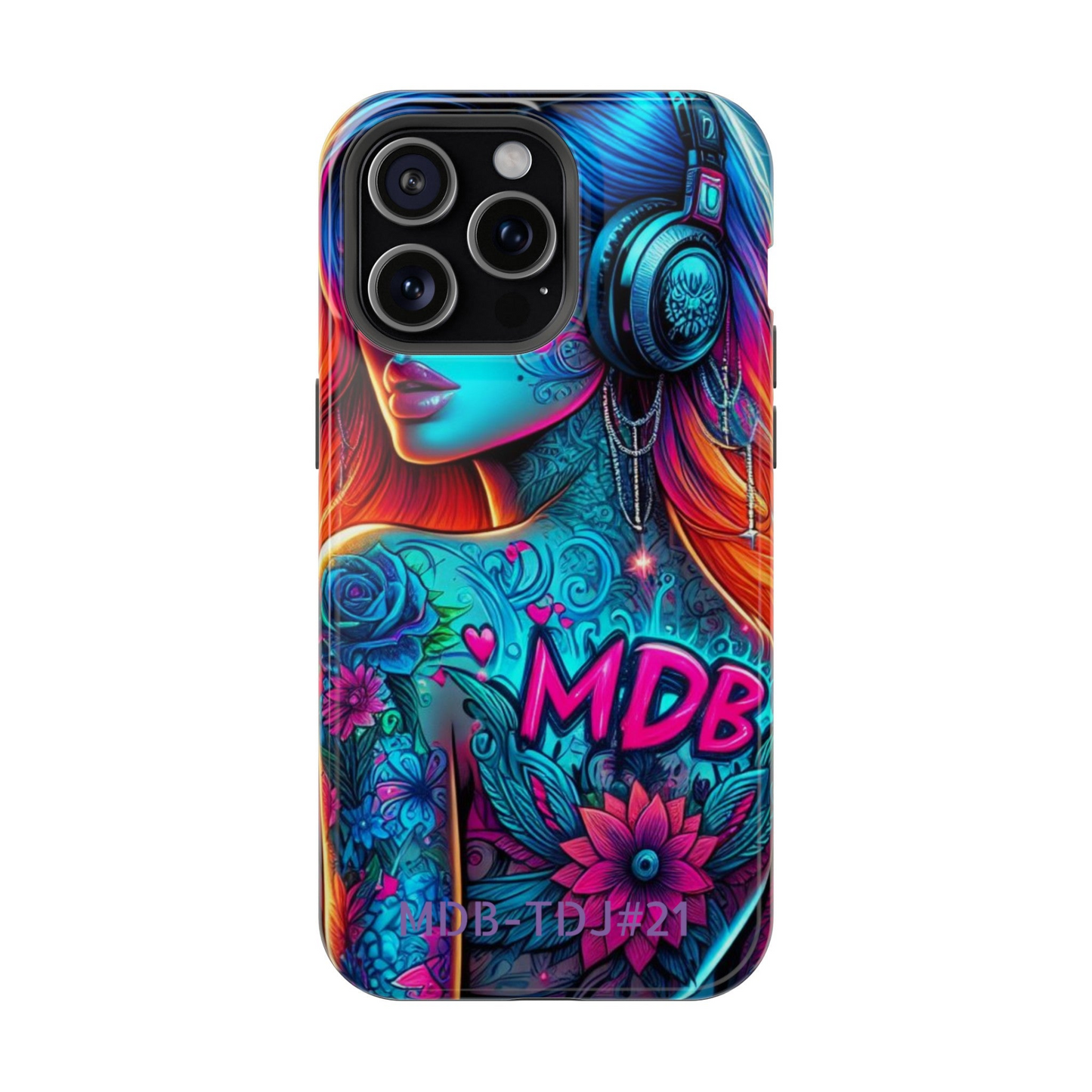 MDBTDJ#21 Impact-Resistant Phone Cases Fits most Tattooed DJ's Limited Edition