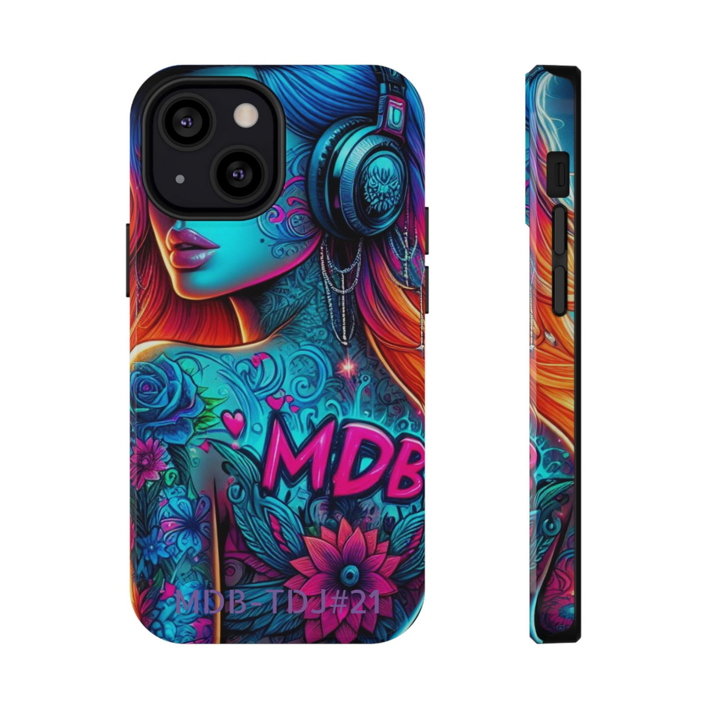 MDBTDJ#21 Impact-Resistant Phone Cases Fits most Tattooed DJ's Limited Edition