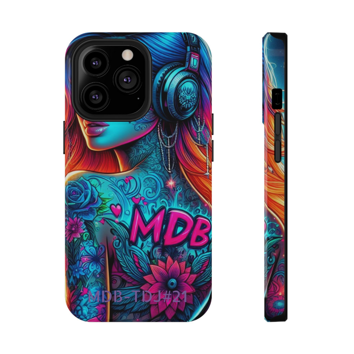 MDBTDJ#21 Impact-Resistant Phone Cases Fits most Tattooed DJ's Limited Edition