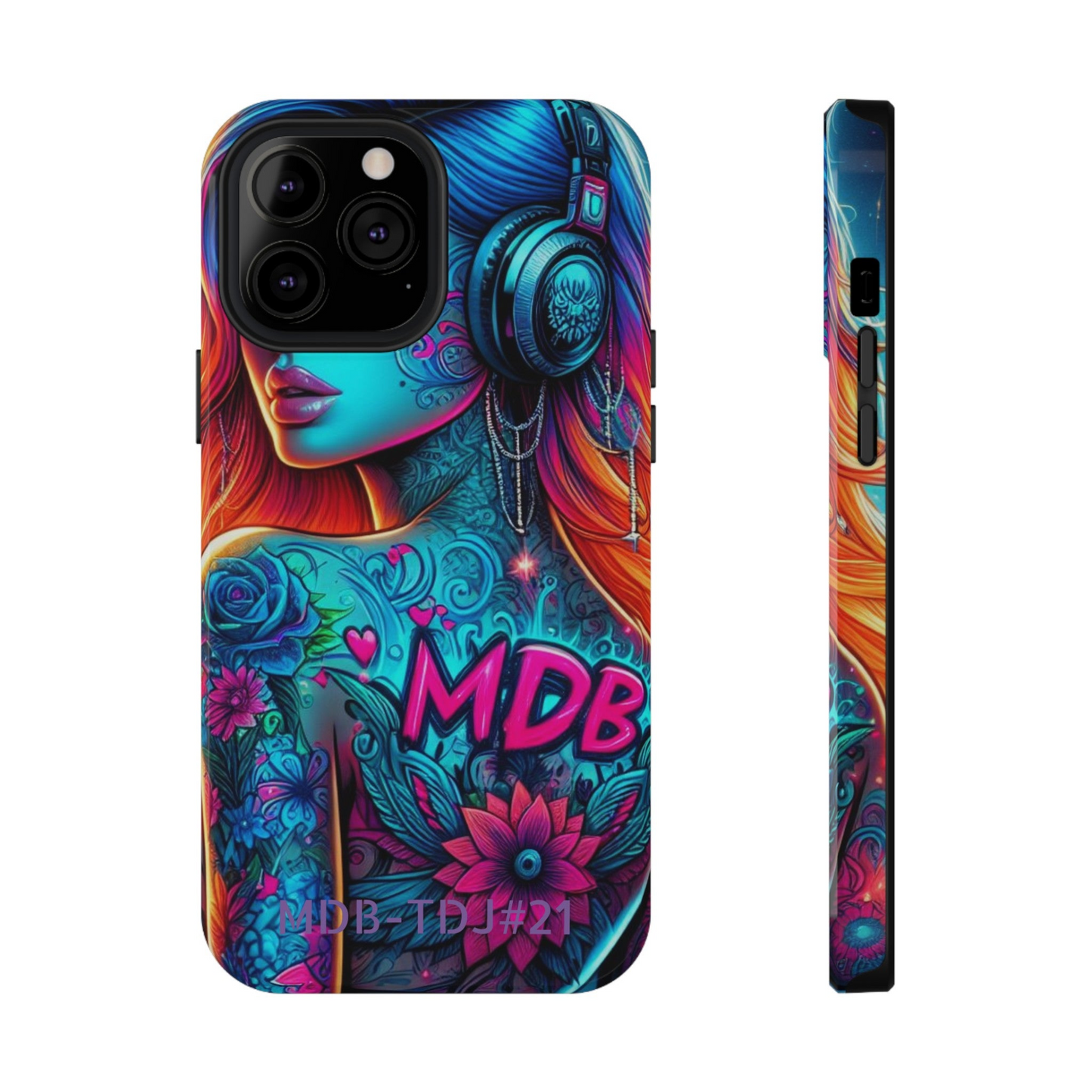 MDBTDJ#21 Impact-Resistant Phone Cases Fits most Tattooed DJ's Limited Edition