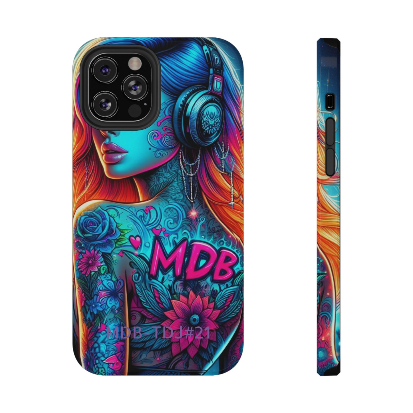 MDBTDJ#21 Impact-Resistant Phone Cases Fits most Tattooed DJ's Limited Edition