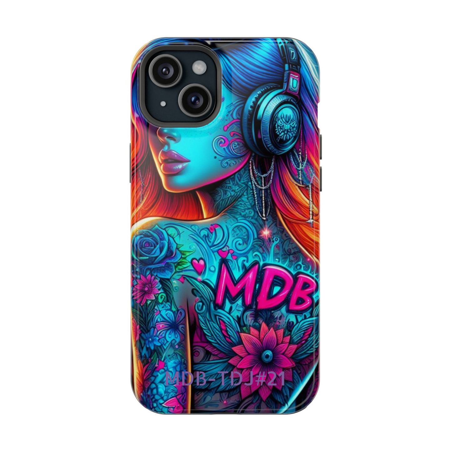 MDBTDJ#21 Impact-Resistant Phone Cases Fits most Tattooed DJ's Limited Edition