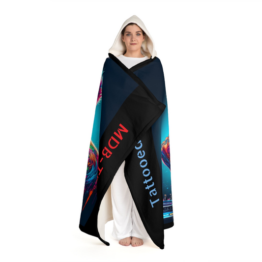 MDBTDJ#4 Hooded Sherpa Fleece Blanket Tattooed Dj's Limited Edition