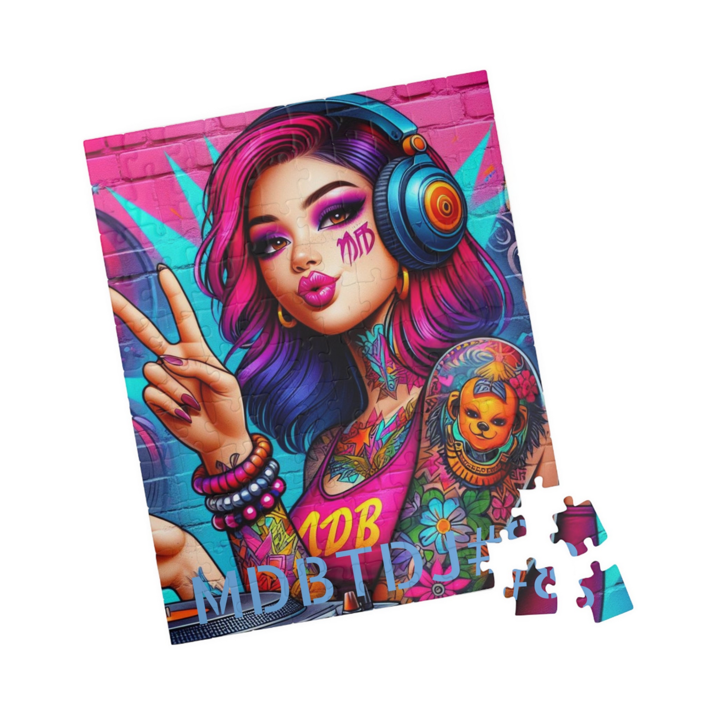 MDBTDJ#8 Puzzle (110, 252, 520, 1014-piece) Tattooed Dj's Limited Edition