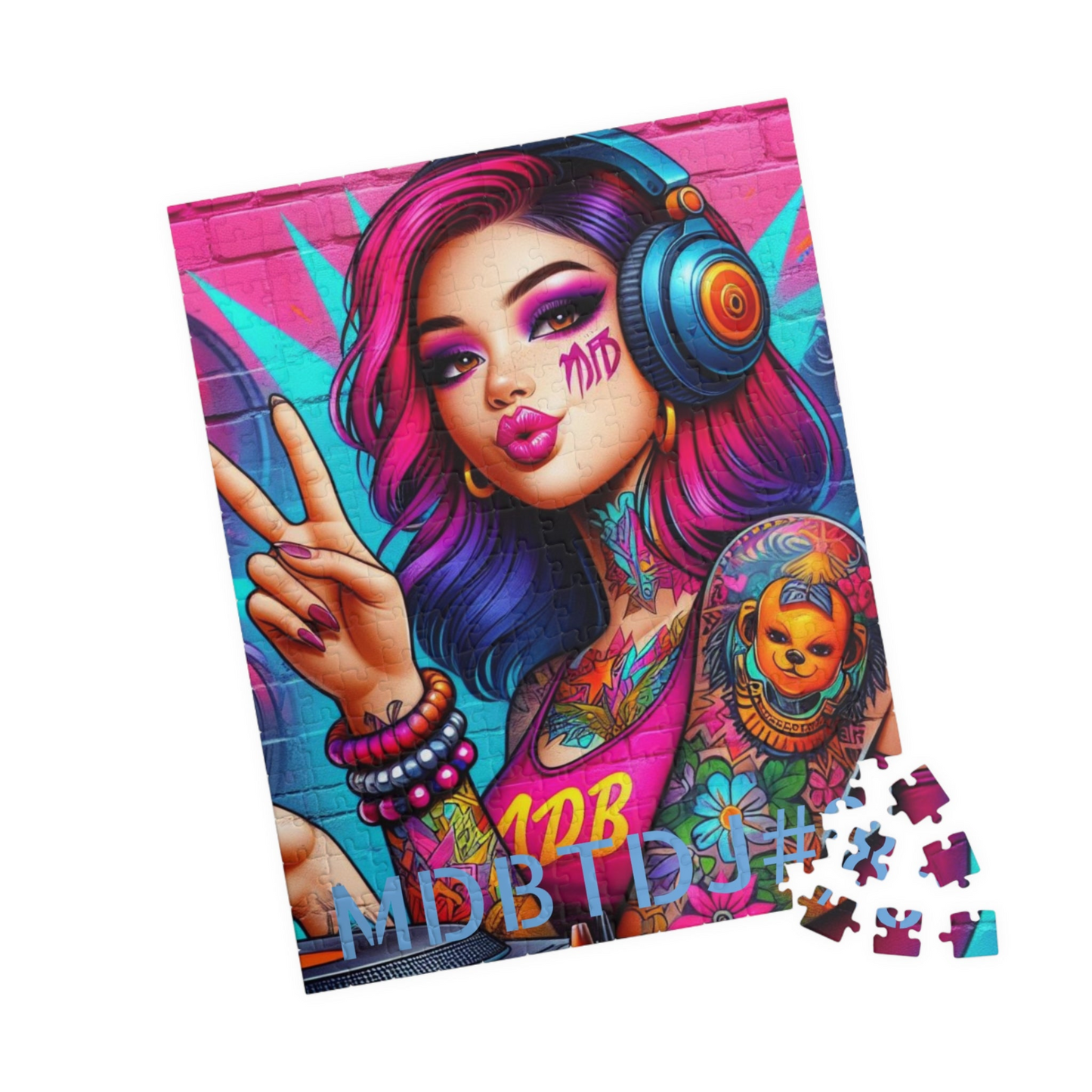 MDBTDJ#8 Puzzle (110, 252, 520, 1014-piece) Tattooed Dj's Limited Edition