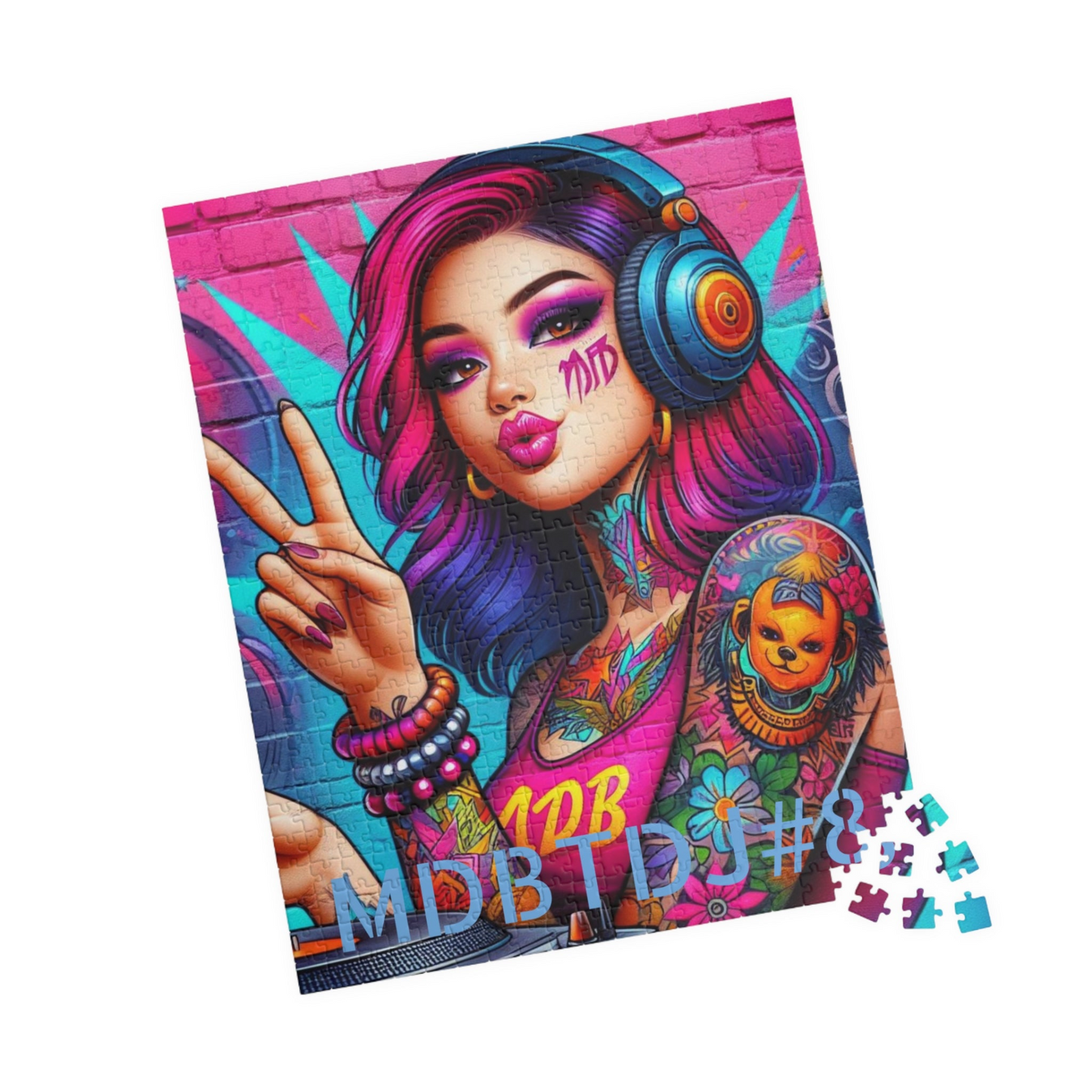 MDBTDJ#8 Puzzle (110, 252, 520, 1014-piece) Tattooed Dj's Limited Edition
