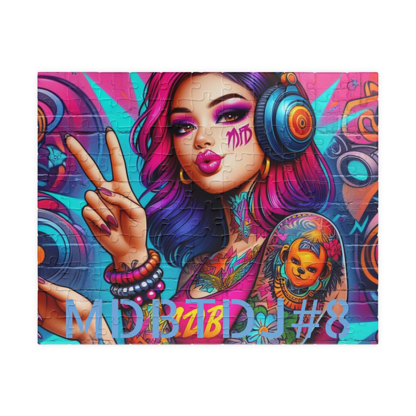 MDBTDJ#8 Puzzle (110, 252, 520, 1014-piece) Tattooed Dj's Limited Edition