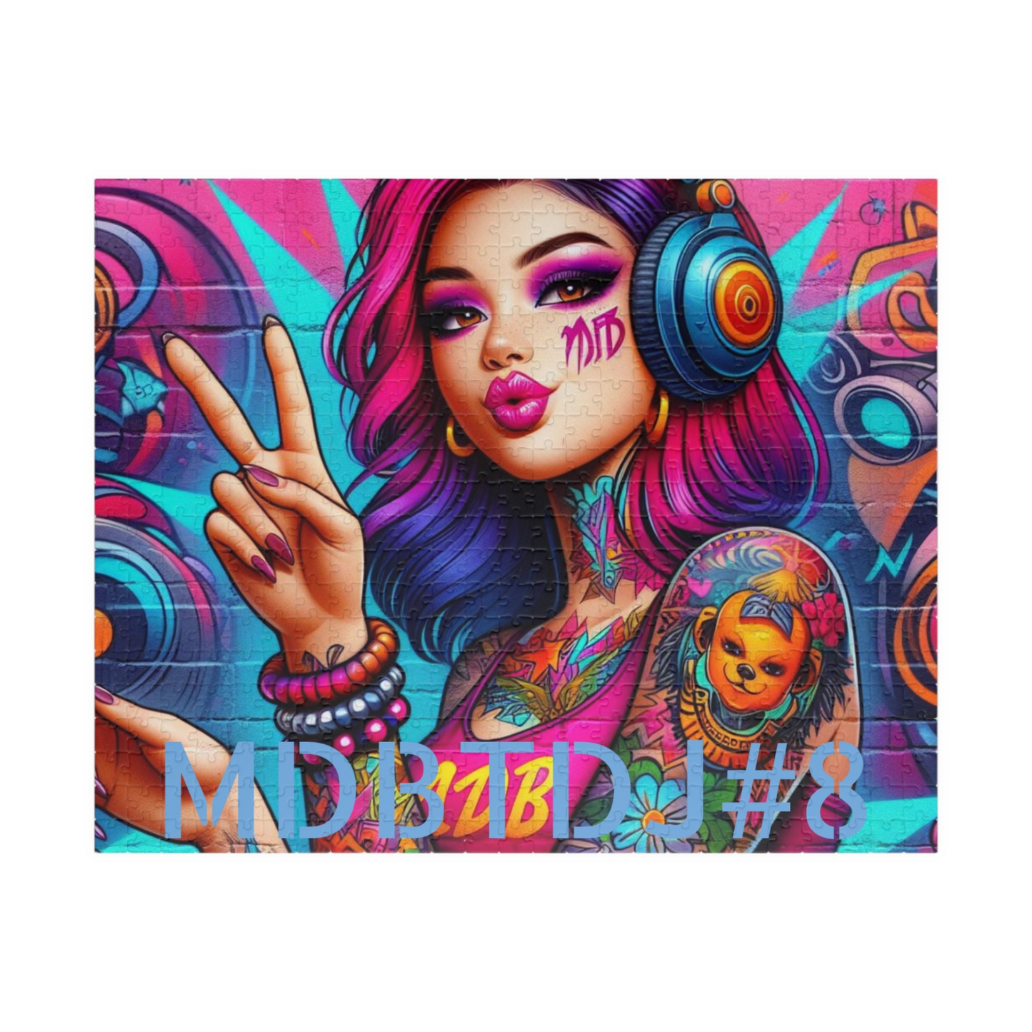 MDBTDJ#8 Puzzle (110, 252, 520, 1014-piece) Tattooed Dj's Limited Edition